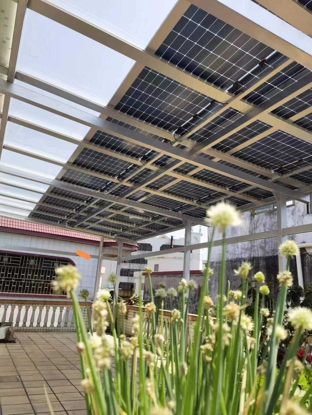 靖江别墅家用屋顶太阳能发电系统安装